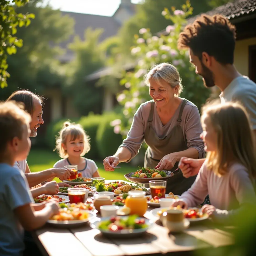Nyugtató tea fogyasztása egy békés környezetben